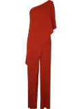 Lauren Ralph Lauren draped cape jumpsuit - Orange
