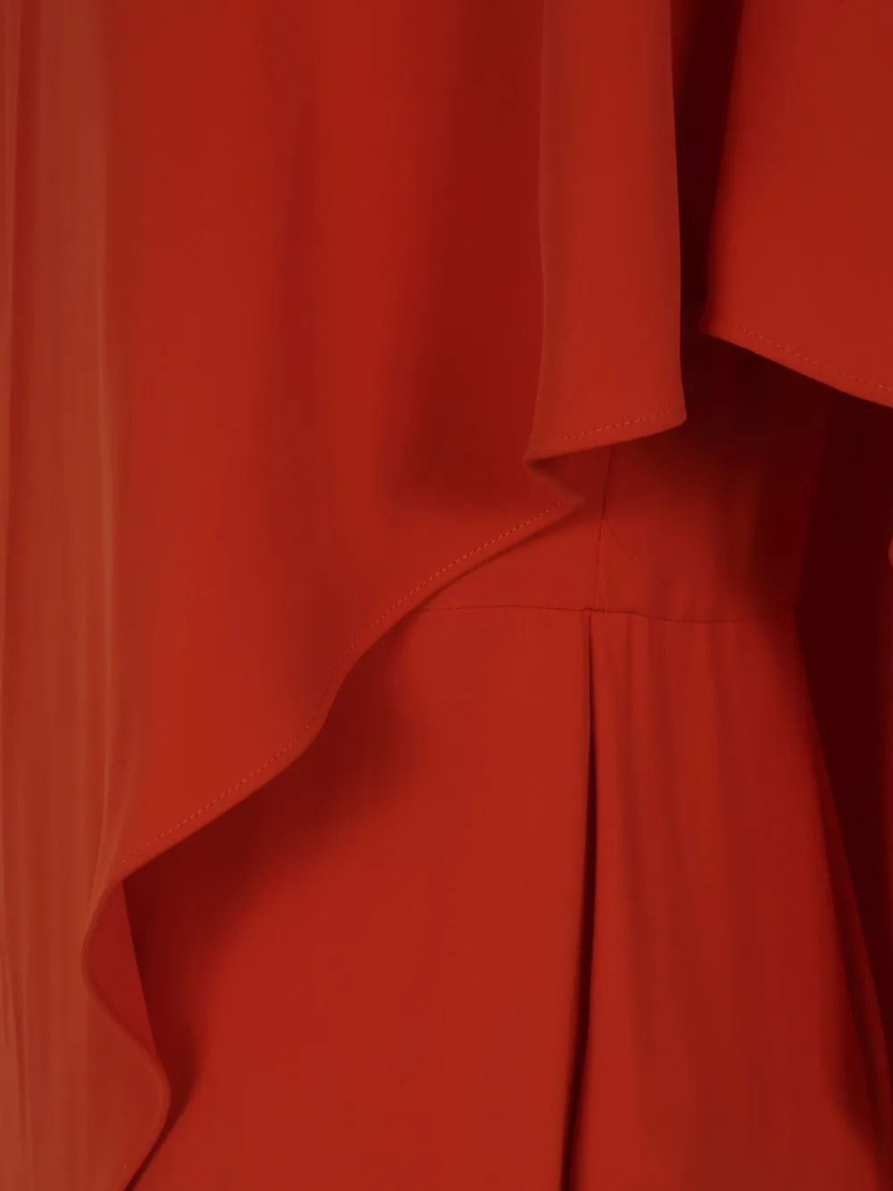 Lauren Ralph Lauren Jumpsuit met gedrapeerdee cape Oranje