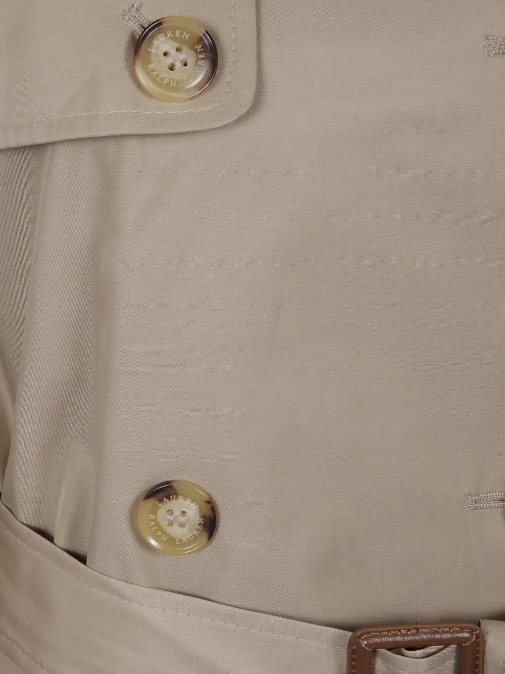 Lauren Ralph Lauren Jas met dubbele rij knopen Beige