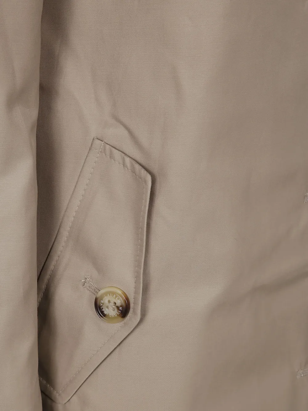 Lauren Ralph Lauren Jas met enkele rij knopen Beige