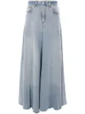 Haikure denim maxi skirt - Blue