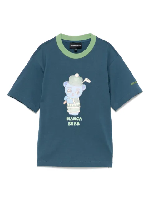 Emporio Armani Kids patch-detail T-shirt