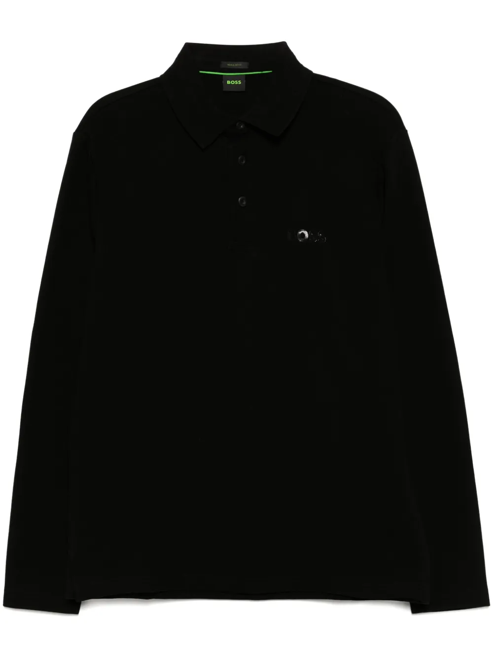 BOSS playera tipo polo con logo estampado | negro | Image 1