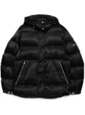 BOSS logo-patch padded jacket - Black