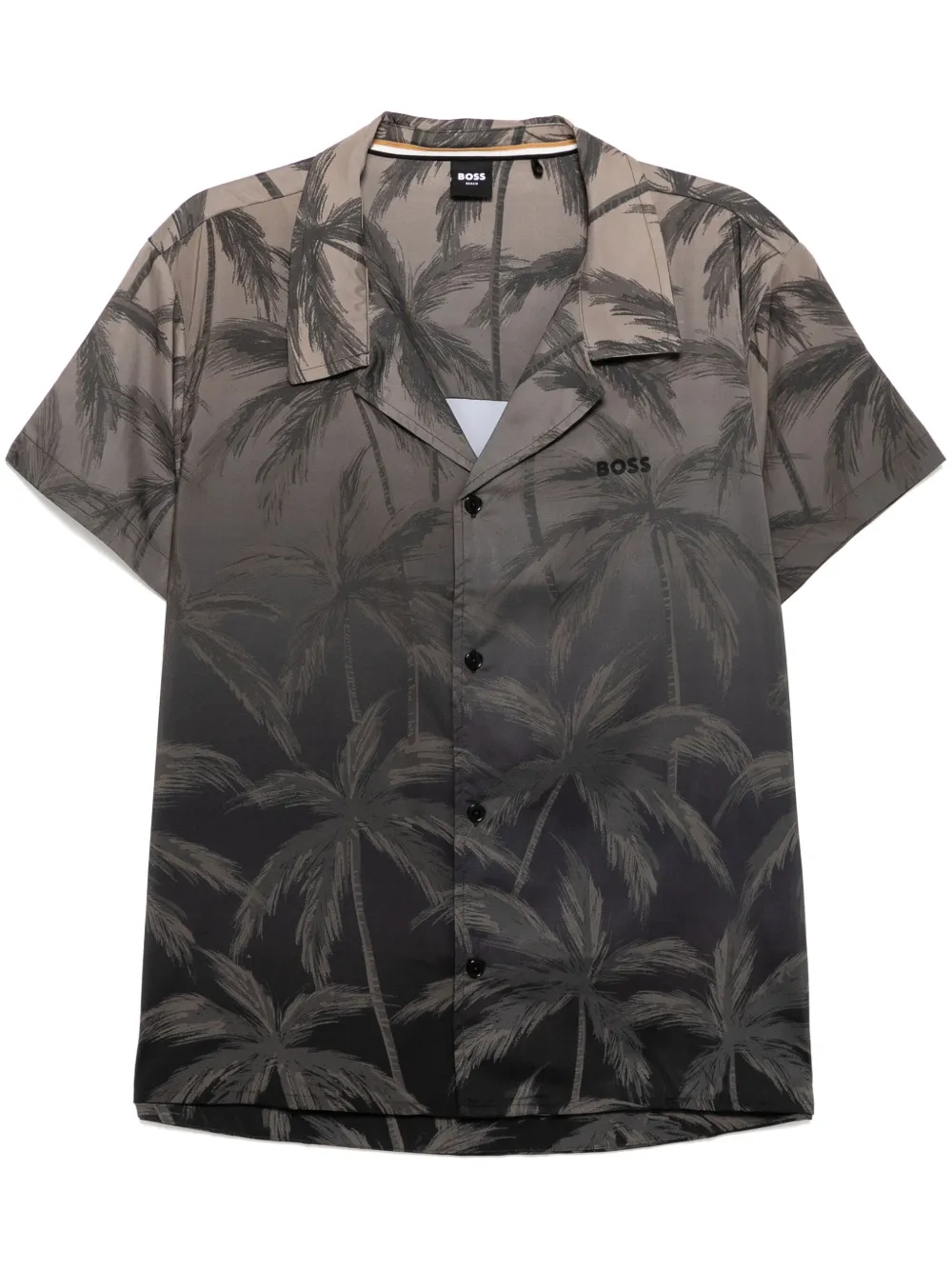 logo-print shirt