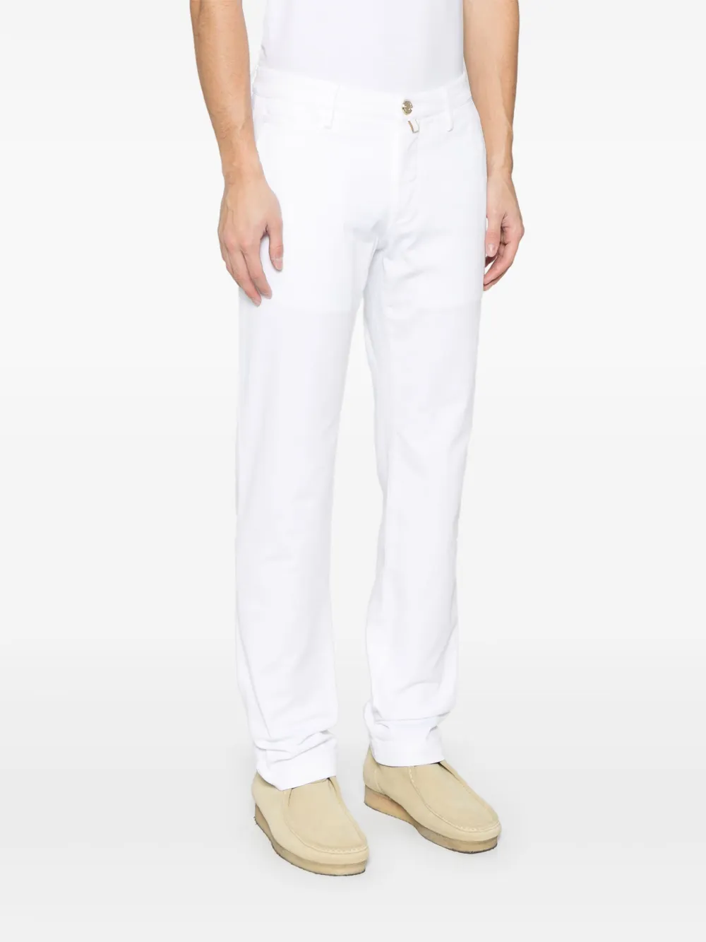 Jacob Cohën Bobby broek Wit