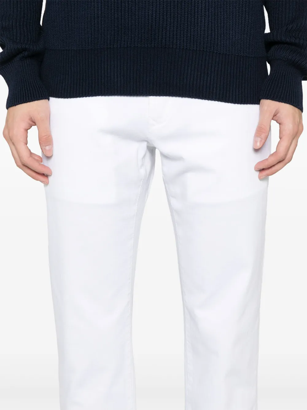 Jacob Cohën Bobby broek Wit