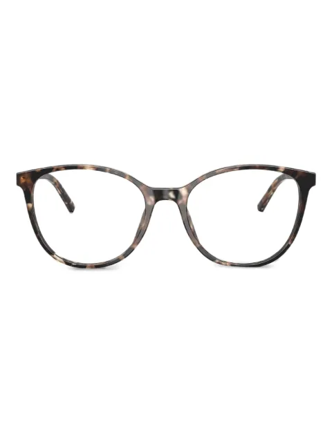 Dolce & Gabbana Eyewear Occhiali da sole tondi con effetto tartarugato