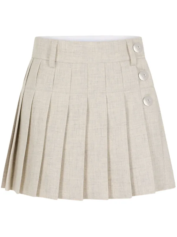 スカート RABANNE Woman Skirt Beige 25ECJU060VI0405 P299 OCHRE LONG SKIRT IN VISCOSE TWILL | Rabanne