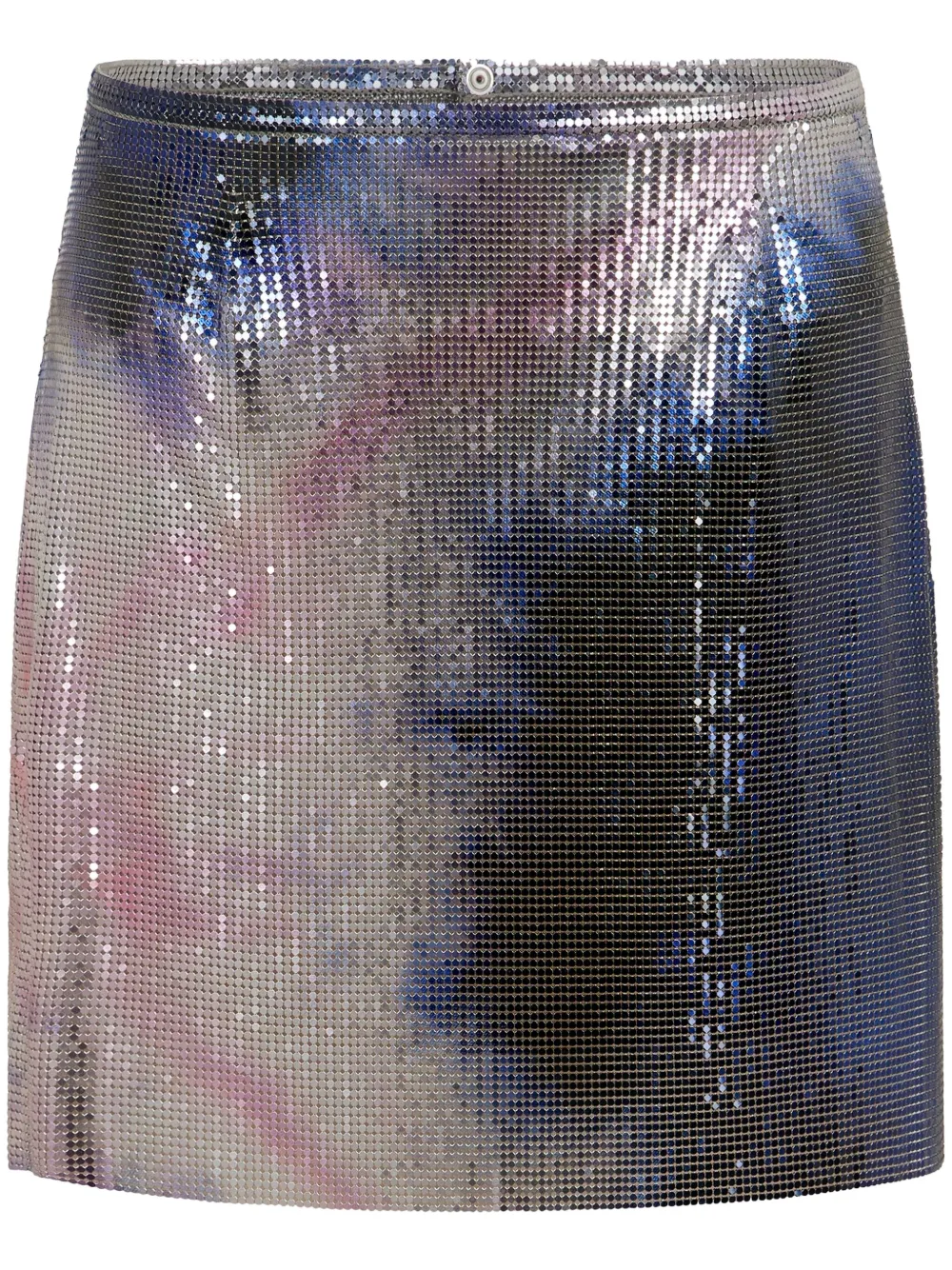 Rabanne メッシュ ミニスカート - ブルー Rabanne メッシュ ミニスカート - ブルー