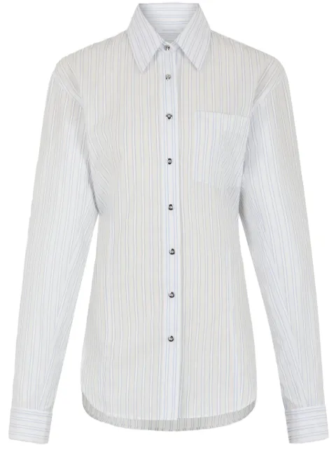 Rabanne camisa con rayas estampadas