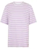 Rabanne striped T-shirt - Pink