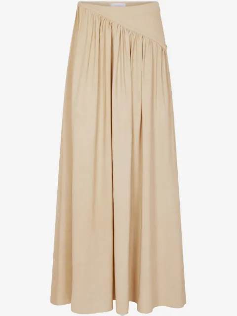 Rabanne twill maxi skirt