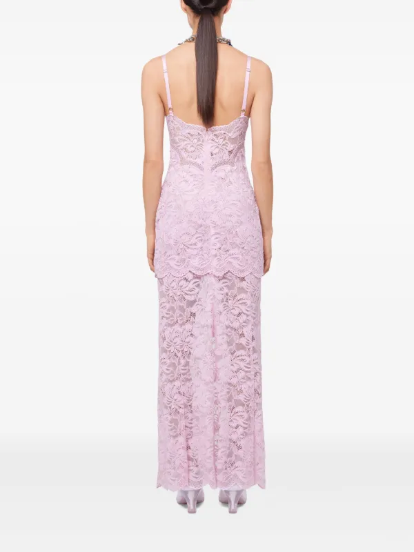ワンピース RABANNE Woman Dress Pink 25EJRO106PA0244 M959 Rabanne Lace Dress | Pink | FARFETCH