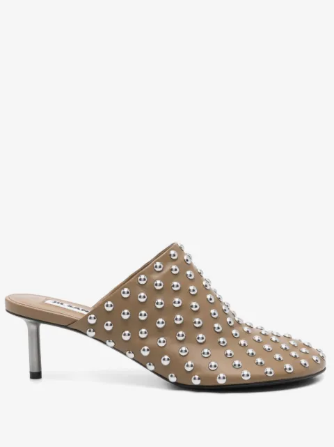 Jil Sander 50mm studded mules