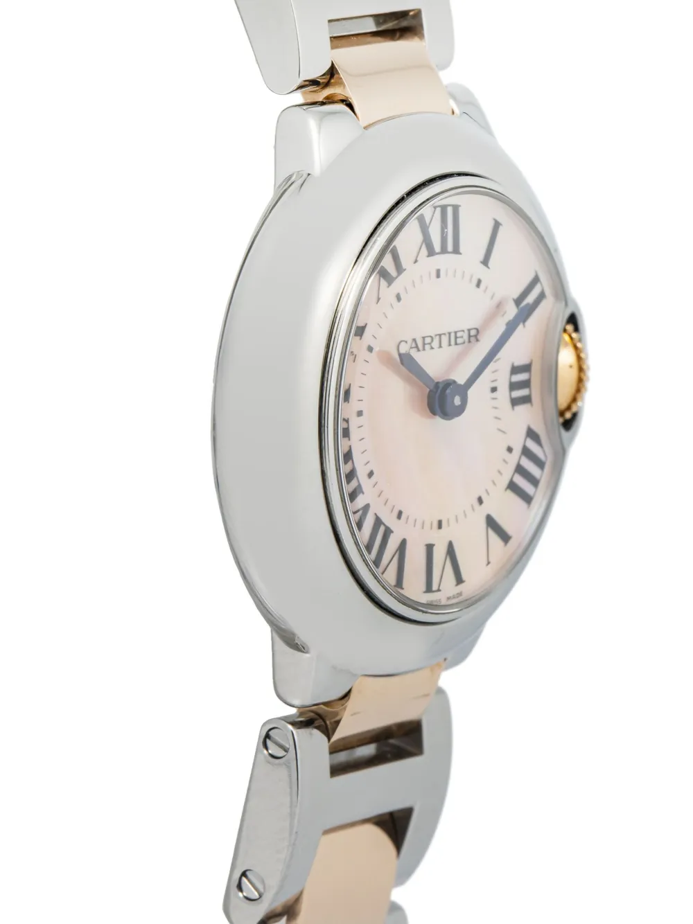 Pre-owned Cartier  Ballon Bleu 28mm In Neutrals