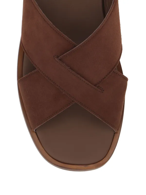【関税&送料込】Church'S Brown Suede Oriyah Slippers Church's Oriyah Suede Sandals | Brown | FARFETCH
