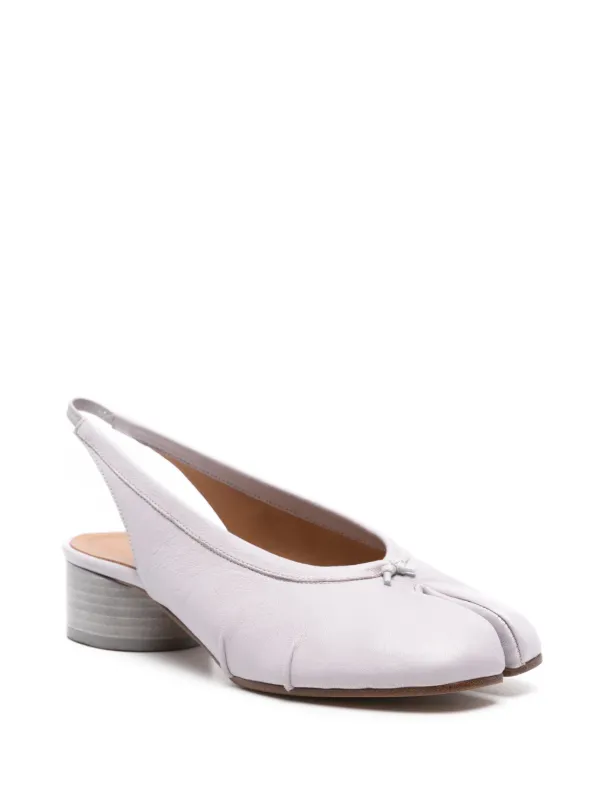 Maison Margiela Tabi Slingback Pumps | Purple | FARFETCH