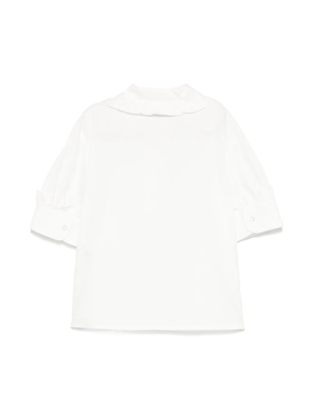 Emporio Armani Kids Popeline shirt - Wit