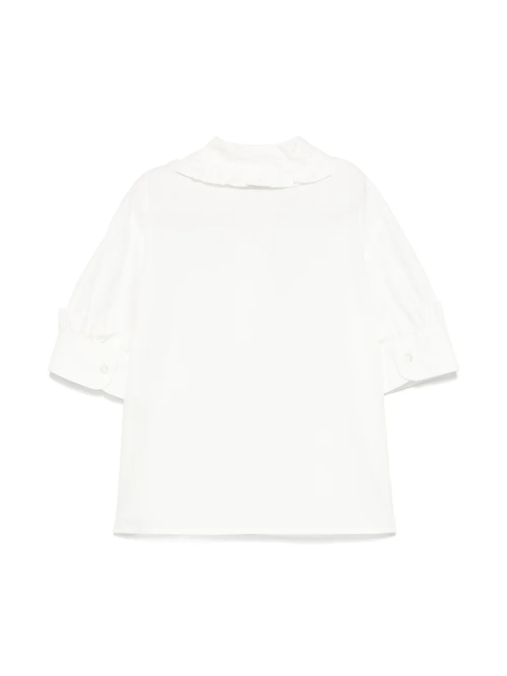 Emporio Armani Kids Popeline shirt - Wit