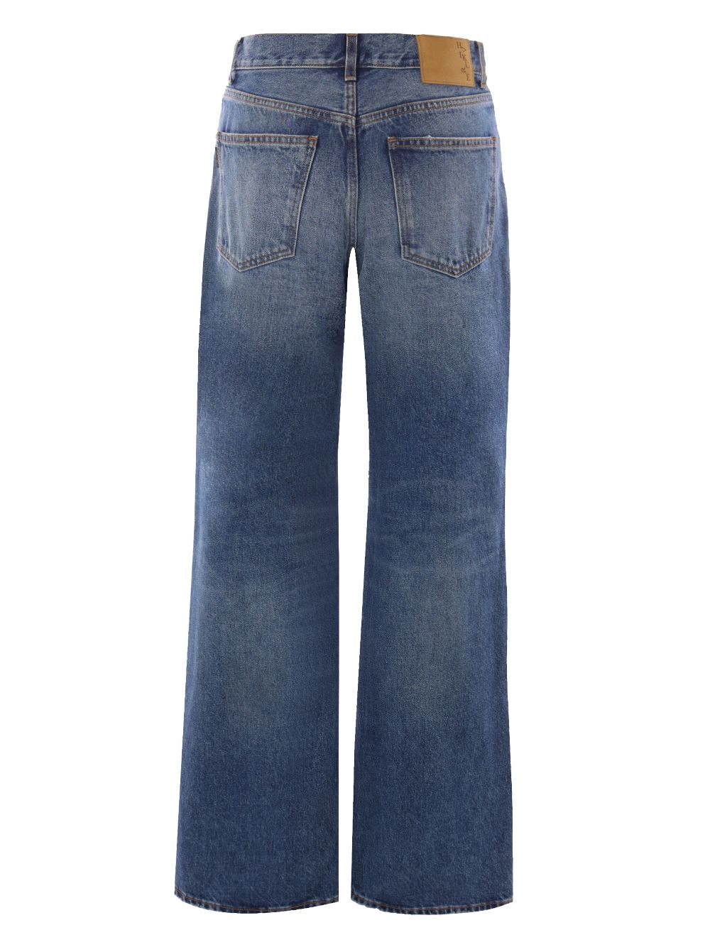 Haikure logo-patch jeans - Blauw