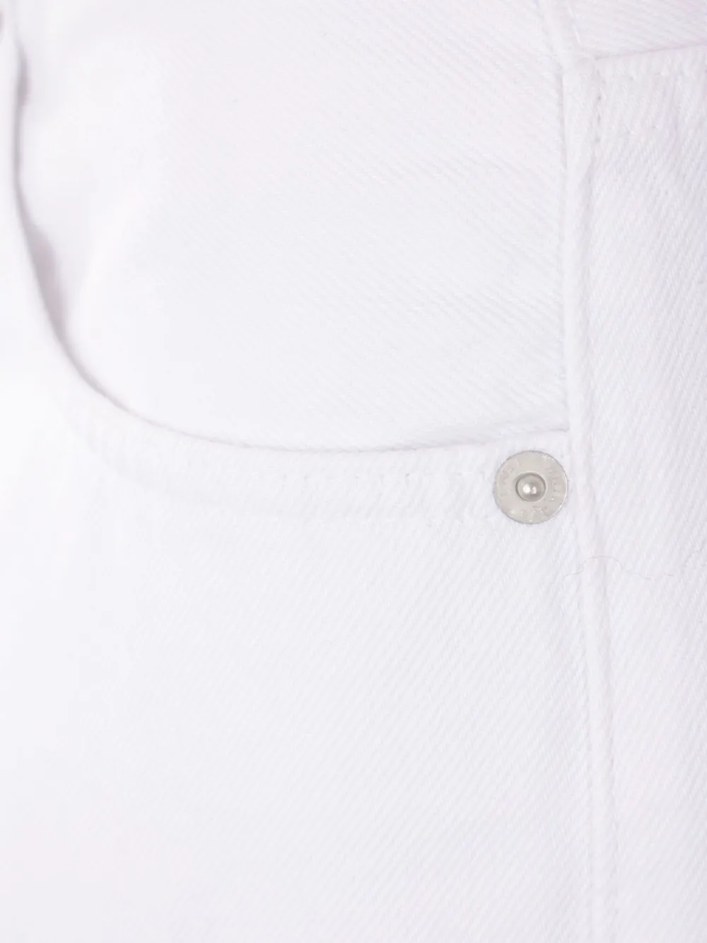 Shop Haikure Logo-patch Jeans In White