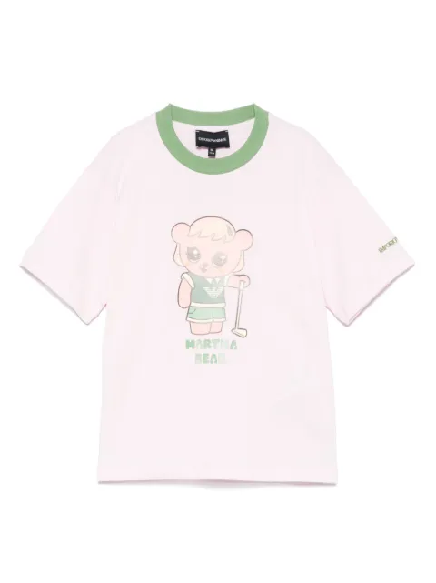 Emporio Armani Kids patch-detail T-shirt