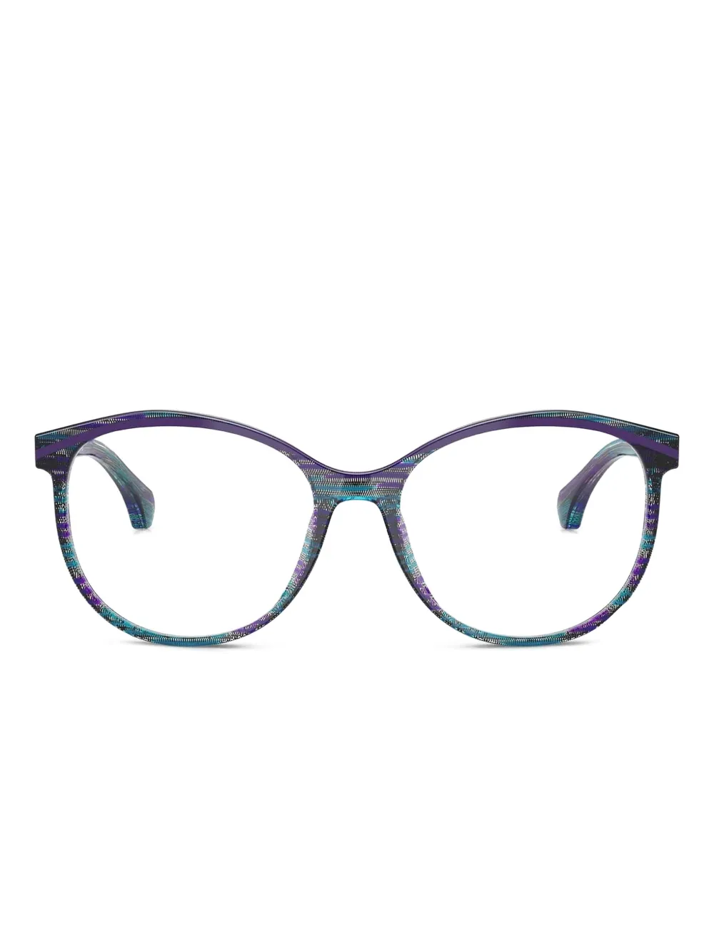 Alain Mikli patterned round glasses