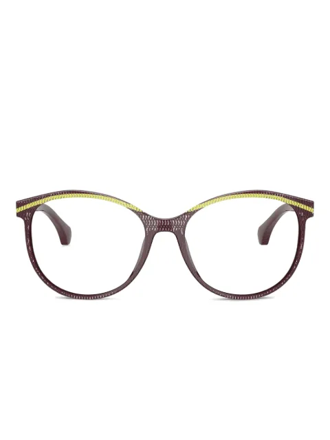 Alain Mikli contrast-stripe glasses