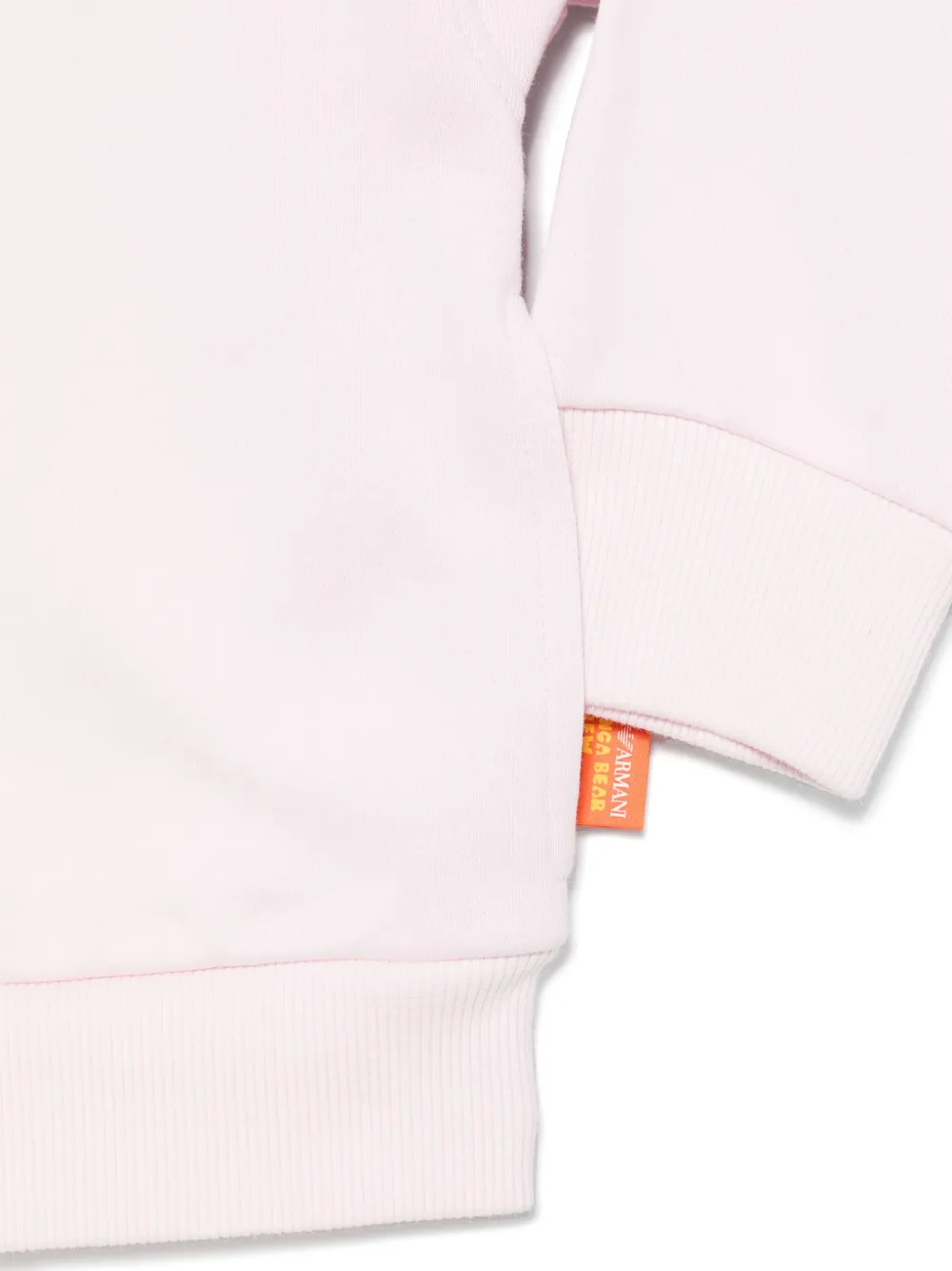 Emporio Armani Kids Hoodie met print Roze