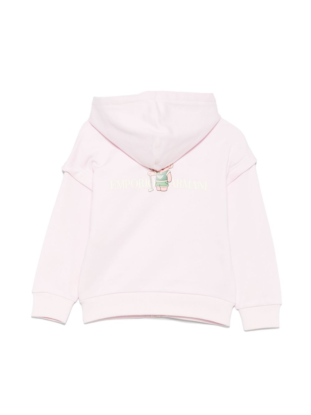 Emporio Armani Kids Hoodie met print - Roze