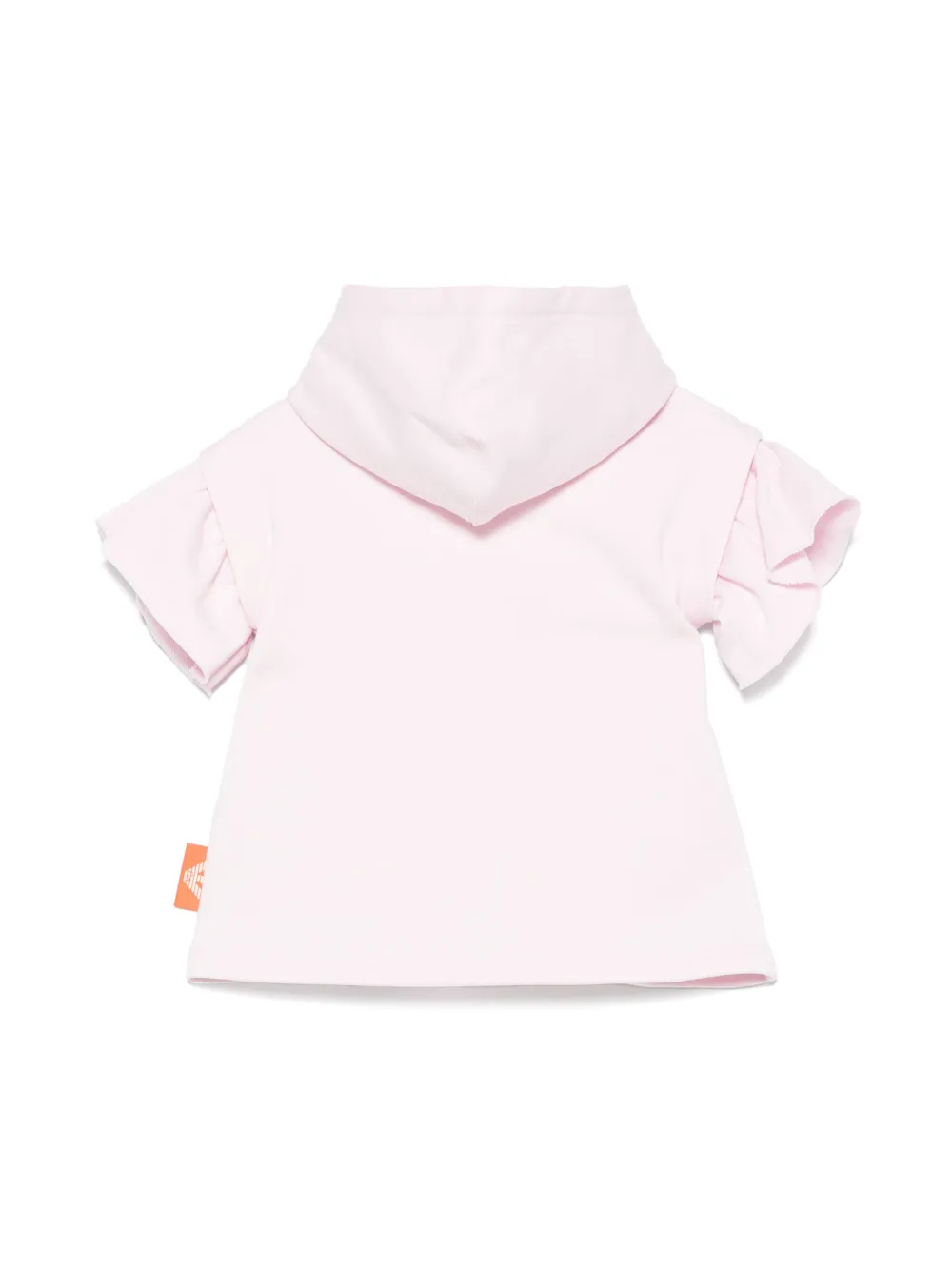 Emporio Armani Kids Jurk met logo-applicatie - Roze