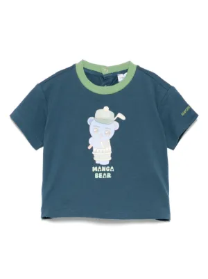 Bonpoint Tom Somerset Tシャツ | ブルー | FARFETCH JP