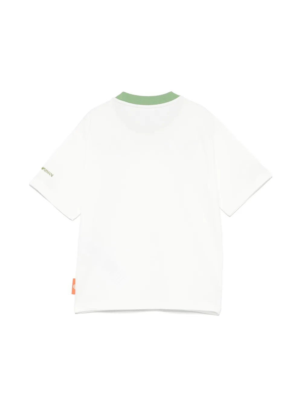 Emporio Armani Kids T-shirt met patchdetail - Wit