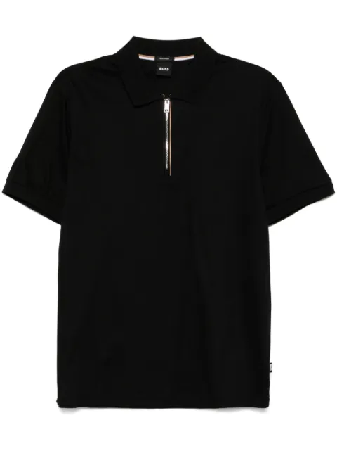 BOSS half-zip polo shirt