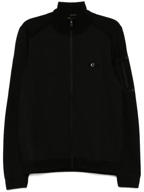 BOSS logo-print jacket
