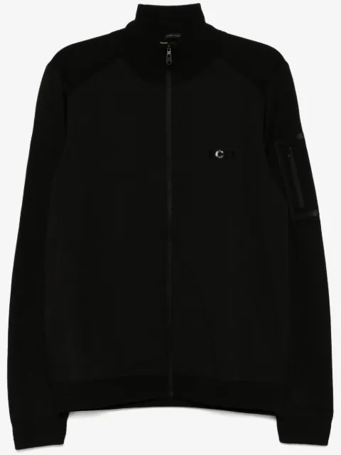 BOSS logo-print jacket