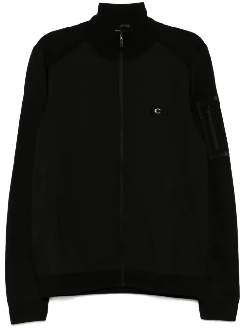BOSS veste à logo imprimé - Noir - BOSS - Modalova
