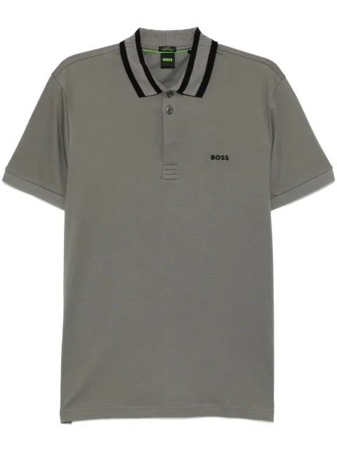 BOSS polo à logo imprimé