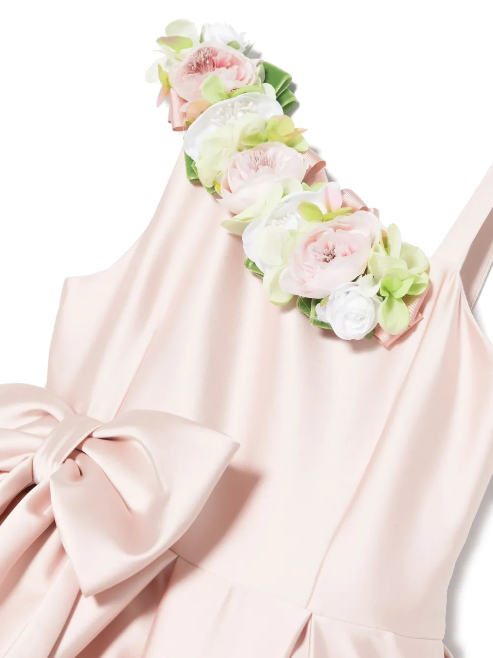 Colorichiari Jurk met bloemenpatch Roze