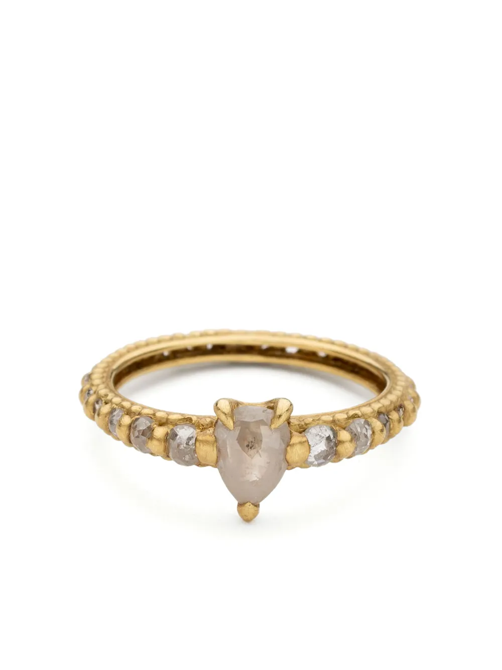 18kt yellow gold Rapunzel diamond ring