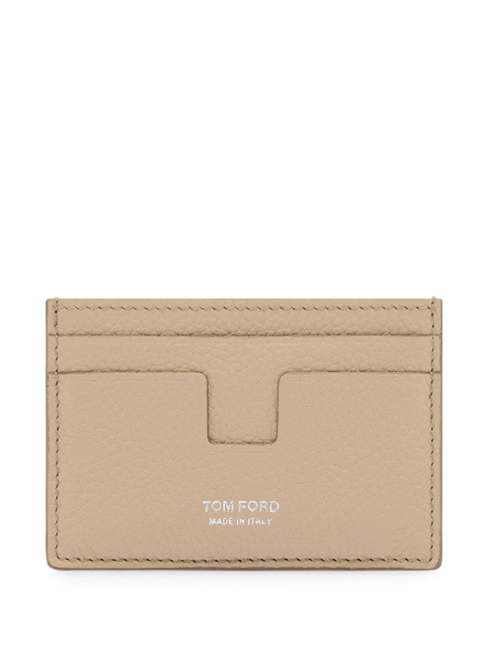 TOM FORD leather cardholder Beige