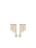 Raphaele Canot 18kt yellow gold Set Free diamond earrings