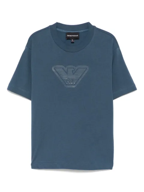Emporio Armani Kids logo-appliqué T-shirt   