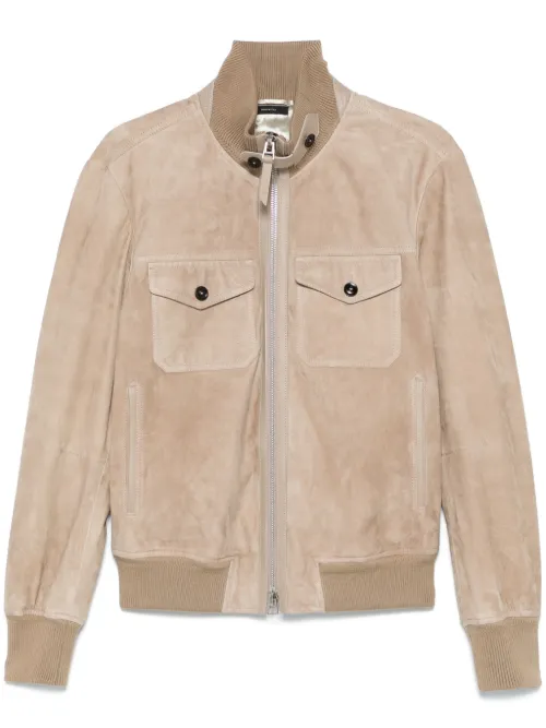 TOM FORD veste en daim - Gris - TOM FORD - Modalova