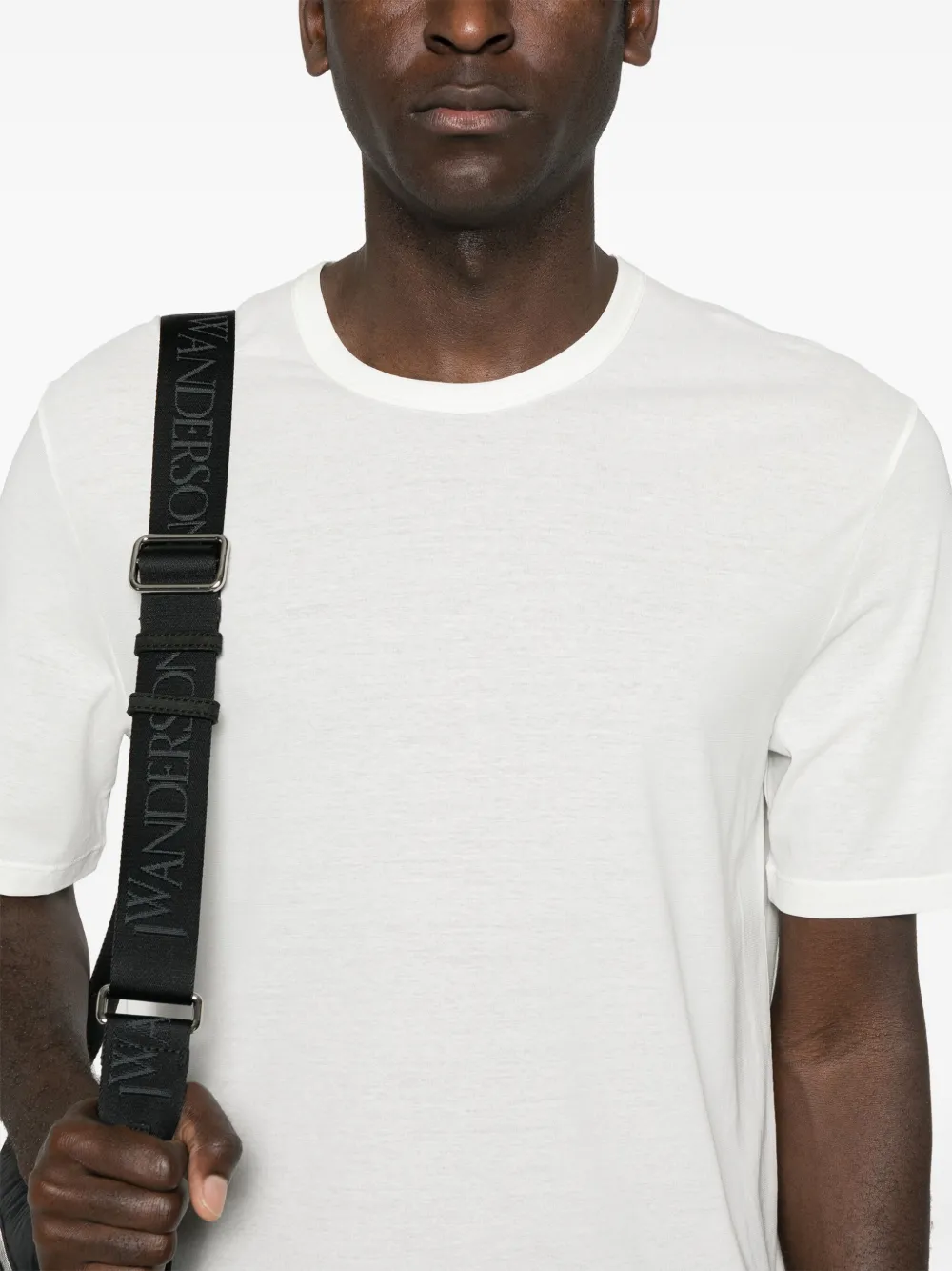 Jil Sander Katoenen crêpe T-shirt Wit