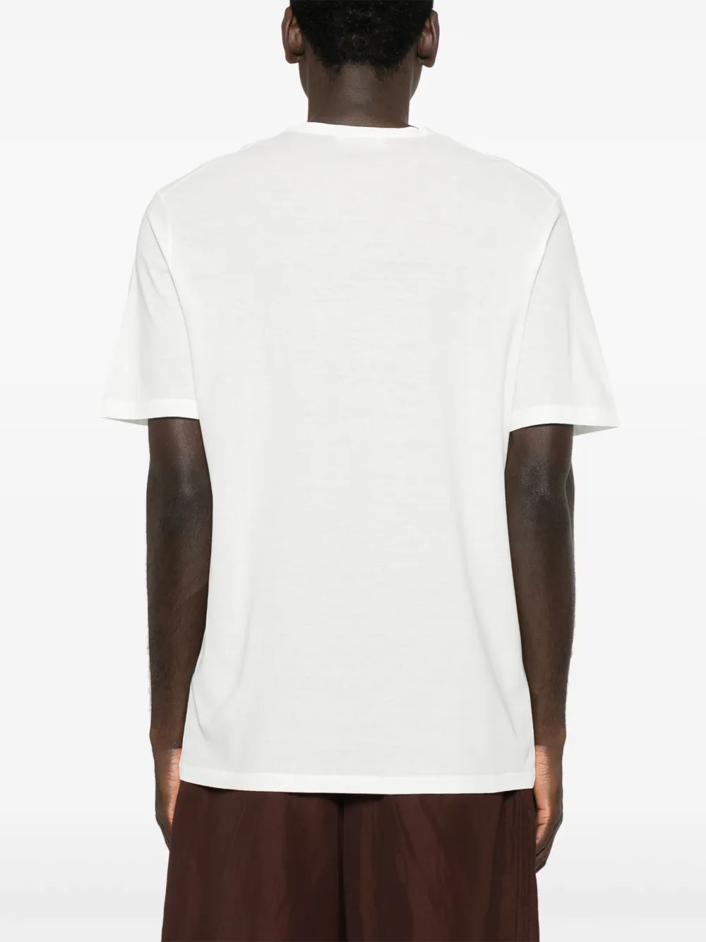 Jil Sander Katoenen crêpe T-shirt Wit