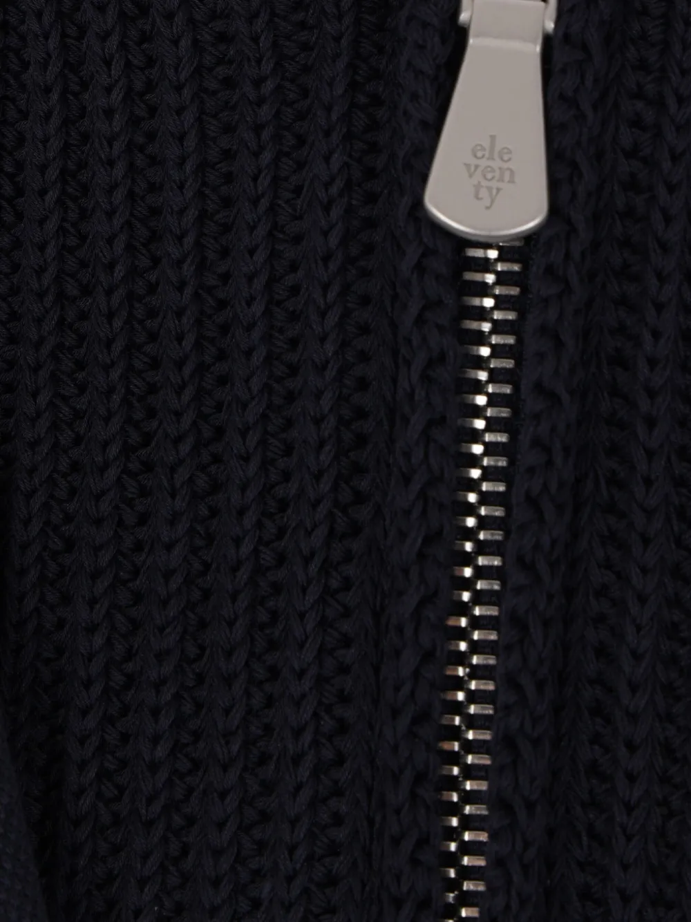 Eleventy Jack met capuchon Blauw