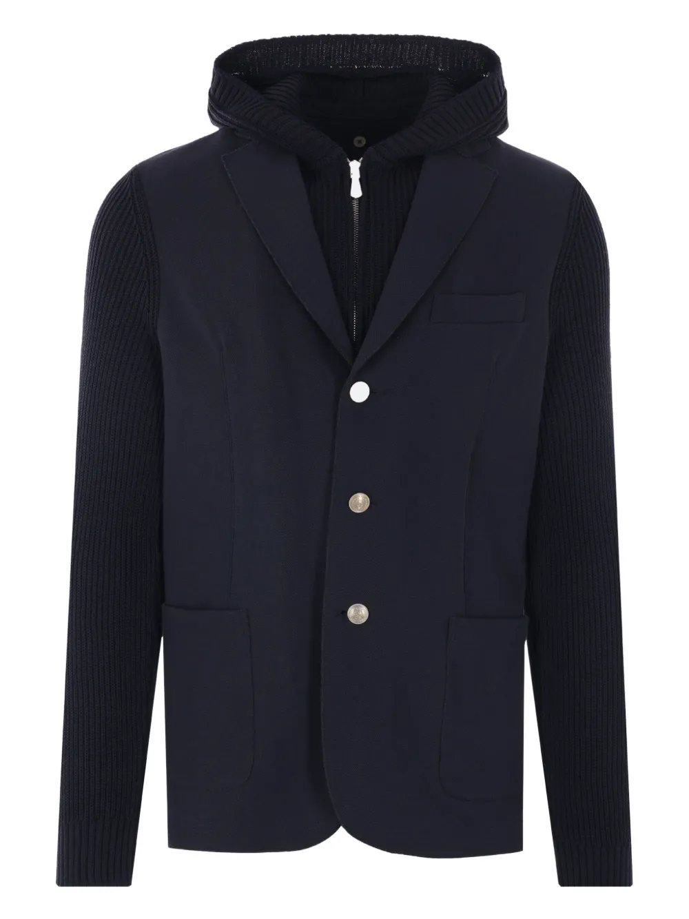 Eleventy hooded jacket | Blue | Image 1