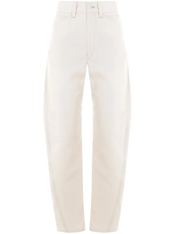 Lemaire Twisted Trousers in White